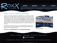 Tablet Screenshot of ontheroxxgreenville.com